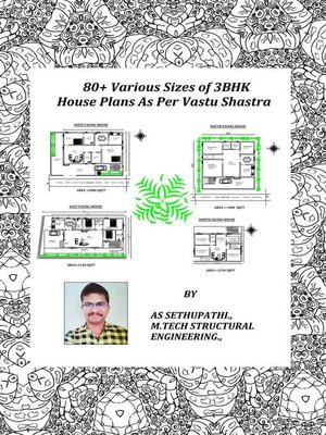 cover image of 80+ Various Sizes of 3 BHK House Plans As Per Vastu Shastra